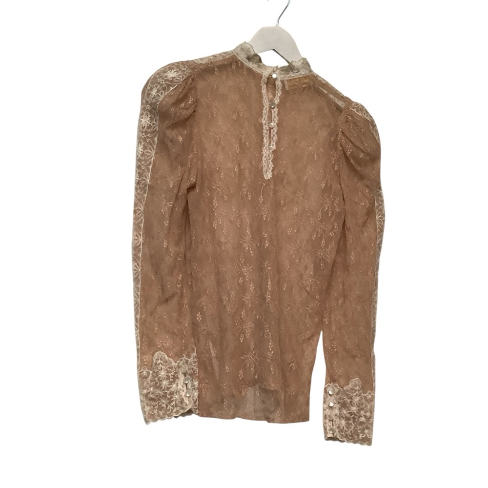 1970s Vintage Lorrie Kabala Lace Blouse - Picture 4 of 6